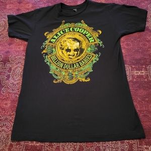 Alice Cooper rock t-shirt, black, excellent condition, cotton, men's medium size